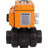 Кран шаровой BV4242E-FP-GRM-ISO Дн100 Ру10 полнопроходной, корпус - НПВХ, шар - НПВХ, уплотнение - EPDM, с электроприводом QT-N-005EM-O1-380VAC-У1 в Алматы