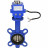 Затвор дисковый поворотный WBV1432E-2W-Fb-H Ду40 Ру16, корпус - чугун GGG50, диск - нержавеющая сталь 316L, уплотнение - EPDM, с электроприводом QT-N-003EM-O1-12VDC-У1 blue 12В в Алматы
