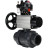 Кран шаровой BV4242E-FP-GRM-ISO Дн20 Ру10 полнопроходной, корпус - НПВХ, шар - НПВХ, уплотнение - EPDM, с пневмоприводом PA-DA-105-1, пневмораспределителем 4M310-08 AC220V, БКВ APL-510N EX и БПВ AFC2000 в Алматы
