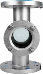Стекло смотровое SG2-35S-F тип В ГОСТ 21836-2021 Ду100 Ру16 нержавеющая сталь, фланцевое