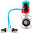 Затвор дисковый поворотный WBV3131N-2W-Fb-H Ду125 Ру16 корпус - нержавеющая сталь 304, диск - нержавеющая сталь 304, уплотнение - NBR, с пневмоприводом PA-DA-105, пневмораспределителем 4V320-08 AC220V и магнитным переключателем ALS200D в Алматы