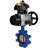 Затвор дисковый поворотный WBV1616E-2W-Fb-H Ду150 Ру16 LUG корпус - чугун QT450, диск - чугун QT450, уплотнение - EPDM, с пневмоприводом PA-DA-105-1, пневмораспределителем 4M310-08 AC220V и БКВ APL-410N EX в Алматы