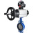 Затвор дисковый поворотный WBV1132N-2W-Fb-H Ду125 Ру16, корпус - чугун GG25, диск - нержавеющая сталь 316L, уплотнение - NBR, с пневмоприводом PA-DA-105-1 двойного действия, пневмораспределителем 4M310-08 AC220V, БКВ APL-510N-EX в Алматы