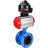 Затвор дисковый поворотный WBV1313E-2W-F-H Ду125 Ру16 фланцевый, корпус - чугун GGG40, диск - чугун GGG40, уплотнение - EPDM, с пневмоприводом PA-DA-130 и БКВ APL-510N EX в Алматы