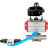 Кран шаровой BV3232P(3pc)-FP-W-ISO-H LONG Ду125 Ру16 полнопроходной, корпус - нержавеющая сталь 316, уплотнение - PTFE, под приварку, с пневмоприводом PA-DA-130, пневмораспределителем 4V320-10 AC220V и БКВ APL-410N EX в Алматы