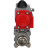Кран шаровой BV3232P(3pc)-FP-W-ISO-H Ду65 Ру25 полнопроходной двухходовой, нержавеющая сталь SS316, под приварку, уплотнение - PTFE, с пневмоприводом PA-DA-83 двойного действия в Алматы