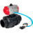Кран шаровой BV4242E-FP-GRM-ISO Дн65 Ру10 полнопроходной, корпус - НПВХ, шар - НПВХ, уплотнение - EPDM, с пневмоприводом PA-SA-065 и пневмораспределителем 4V320-10 AC220V в Алматы