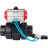 Кран шаровой BV4242E-FP-GRM-ISO Дн65 Ру10 полнопроходной, корпус - НПВХ, шар - НПВХ, уплотнение - EPDM, с пневмоприводом PA-SA-065 и пневмораспределителем 4V320-10 AC220V в Алматы