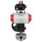 Кран шаровой BV3232P(4pc)-SP-3WL-T-ISO-H Ду20 Ру63 стандартнопроходной трехходовой L-тип, нержавеющая сталь SS316, внутренняя резьба, уплотнение - PTFE, с пневмоприводом PA-DA-065, БКВ APL-410N EX и ручным дублером MON1-250-T26-ISO в Алматы