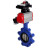 Затвор дисковый поворотный WBV1631E-2W-Fb-H Ду125 Ру16 LUG корпус - чугун QT450, диск - нержавеющая сталь 304, уплотнение - EPDM, с пневмоприводом PA-DA-105, пневмораспределителем 4M310-08 AC220V и БКВ APL-210N в Алматы