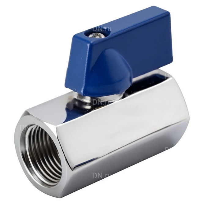 Кран шаровой BV3131P-SP-T-H 3/8″ Ду10 Ру63 корпус - пищевая нержавеющая сталь AISI 304 (аналог 08Х18Н10), неполнопроходной, внутренняя/внутренняя резьба, уплотнение - PTFE, с рукояткой в Алматы