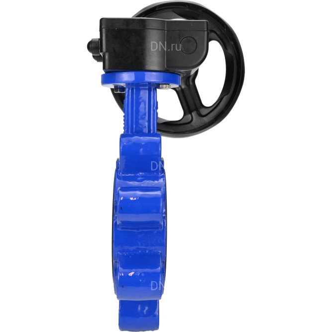 Затвор дисковый поворотный WBV1631E-2W-Fb-H Ду125 Ру16 LUG межфланцевый, корпус - чугун QT450, диск - нержавеющая сталь AISI 304, уплотнение - EPDM, с редуктором HAM RQN1-180Z-T40 в Алматы