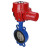 Затвор дисковый поворотный WBV1432N-2W-Fb-H Ду125 Ру16, корпус - чугун GGG50, диск - нержавеющая сталь 316L, уплотнение - NBR, с электроприводом QT-EX-015M-O2-220VAC-У1 в Алматы