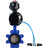 Затвор дисковый поворотный WBV1616E-2W-Fb-H Ду125 Ру16 LUG корпус - чугун QT450, диск - чугун QT450, уплотнение - EPDM, с пневмоприводом PA-DA-105-1, пневмораспределителем 4V320-10 AC220V, БКВ APL-510N EX и БПВ AFC2000 в Алматы