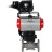 Кран шаровой BV3131P(3pc)-FP-F-ISO-H Ду15 Ру40, трехсоставной полнопроходной фланцевый, нержавеющая сталь SS304, PTFE, с пневмоприводом PA-DA-052, ручным дублером MON1-250-T26-ISO и с электропневматическим позиционером YT-1000RSN без обратной связи в Алматы