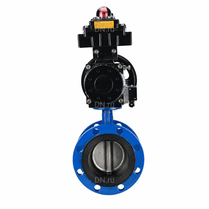 Затвор дисковый поворотный WBV1331E-2W-F-H Ду50 Ру16 фланцевый, корпус - чугун GGG40, диск - нержавеющая сталь 304, уплотнение - EPDM, с пневмоприводом PA-DA-105-1, 4M310-08 DC24V, APL-410N EX и AFC2000 в Алматы