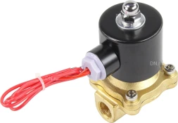 Клапан электромагнитный VS100-ET-NC-24VAC 3/8″ Ду10 Ру10 прямого действия двухходовой, корпус - латунь, присоединение - внутренняя резьба, уплотнение - EPDM, нормально-закрытый, катушка - 24 В AC