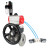 Кран шаровой BV3131P(3pc)-FP-F-ISO-H Ду32 Ру40, фланцевый, полнопроходной, трехсоставной, нержавеющая сталь SS304, PTFE, с пневмоприводом PA-DA-052, с пневмораспределителем 4V320-10 AC220V, ручным дублером MON1-250-T26-ISO, БПВ AFC2000 в Алматы