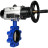 Затвор дисковый поворотный WBV1616E-2W-Fb-H Ду125 Ру16 LUG корпус - чугун QT450, диск - чугун QT450, уплотнение - EPDM, с пневмоприводом PA-DA-105-1 и пневмораспределителем 4M310-08 AC220V в Алматы