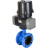 Затвор дисковый поворотный WBV1331E-2W-F-H Ду100 Ру16 фланцевый, корпус - чугун GGG40, диск - нержавеющая сталь 304, уплотнение - EPDM, с электроприводом четвертьоборотным QTSA-N-014EM-O0-220VAC с пружинным возвратом в Алматы
