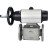 Кран шаровой BV3232P(4pc)-FP-3WL-F Ду100 Ру16 полнопроходной трехходовой, фланцевый, корпус - нержавеющая сталь SS316, с пневмоприводом PA-DA-105-1 двойного действия в Алматы