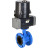 Затвор дисковый поворотный WBV1331E-2W-F-H Ду125 Ру16 фланцевый, корпус - чугун GGG40, диск - нержавеющая сталь 304, уплотнение - EPDM, с электроприводом четвертьоборотным QTSA-N-030EM-O0-220VAC с пружинным возвратом в Алматы