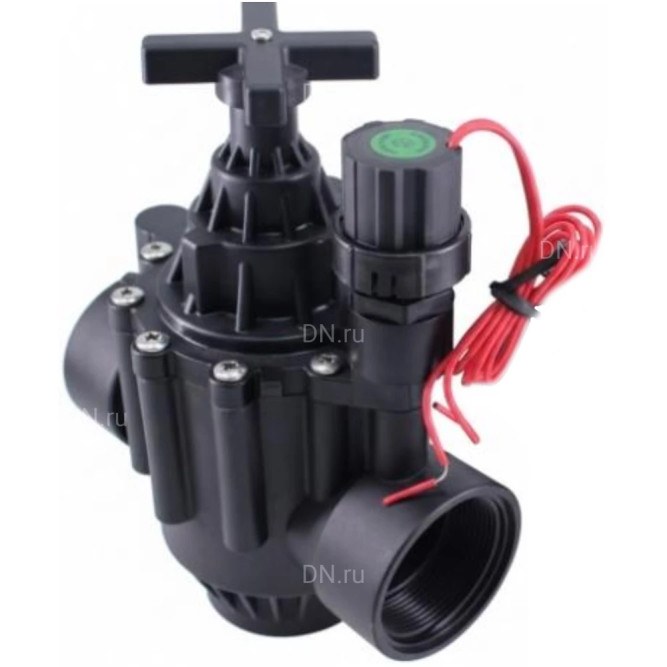 Клапан электромагнитный VS1141-NT-NC-220VAC 3/4″ Ду20 Ру10 соленоидный двухходовой пилотного действия, корпус - пластик PA66, уплотнение - NBR, внутренняя резьба, нормально закрытый (НЗ), катушка 220 AC в Алматы