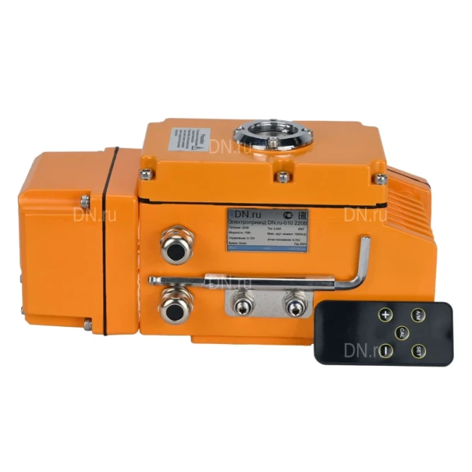 Электропривод четвертьоборотный QT-N-010EM-B1-220VAC-У1 c датчиком обратной связи и входным управляющим сигналом 0-10 В  HARK в Алматы