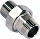 Соединение разъемное (американка) А-304-НР-НР-PTFE 1″ Ду25 Ру20 с уплотнением под гайкой по плоскости, корпус - нержавеющая сталь AISI 304, присоединение - наружная/наружная резьба, тип резьбы - BSPT