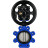 Затвор дисковый поворотный WBV1631E-2W-Fb-H Ду125 Ру16 LUG корпус - чугун QT450, диск - нержавеющая сталь 304, уплотнение - EPDM, с пневмоприводом PA-DA-105-1 и пневмораспределителем 4M310-08 DC24V в Алматы