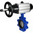 Затвор дисковый поворотный WBV1631E-2W-Fb-H Ду125 Ру16 LUG корпус - чугун QT450, диск - нержавеющая сталь 304, уплотнение - EPDM, с пневмоприводом PA-DA-105-1 и пневмораспределителем 4M310-08 DC24V в Алматы