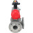 Кран шаровой BV3232P(4pc)-FP-3WL-F Ду25 Ру16 полнопроходной трехходовой, фланцевый, корпус - нержавеющая сталь SS316, с пневмоприводом PA-SA-083 с возвратными пружинами и БКВ APL-210N в Алматы