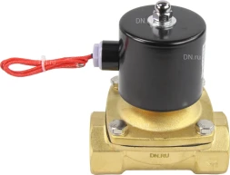 Клапан электромагнитный VS100-ET-NC-24VAC 1 1/2″ Ду40 Ру10 прямого действия двухходовой, корпус - латунь, присоединение - внутренняя резьба, уплотнение - EPDM, нормально-закрытый, катушка - 24 В AC