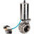 Затвор дисковый поворотный кламповый WBV3131E-2W-C-H Ду32 Ру10 корпус - пищевая нержавеющая сталь 304, уплотнение – EPDM, с пневмоприводом PA-SA-85 и пневмораспределителем 4V320-10 AC220V в Алматы