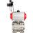 Кран шаровой BV3232P(3pc)-FP-SW-ISO-H Ду100 Ру63 полнопроходной, корпус - нержавеющая сталь SS316, под приварку, с пневмоприводом PA-DA-105, пневмораспределителем 4M310-08 DC24V, БПВ AFC2000 в Алматы
