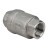 Клапан обратный VCS3232P-T 3/4″ Ду20 Ру16 резьбовой, пружинный, корпус - нержавеющая сталь 316, диск - нержавеющая сталь 316, уплотнение - металл в Алматы