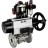 Кран шаровой BV3232P(3pc)-FP-F-ISO-H Ду65 Ру40 фланцевый корпус - нержавеющая сталь 316, полнопроходной, уплотнение - PTFE, с пневмоприводом PA-DA-105-1, пневмораспределителем 4M310-08 AC220V, БКВ APL-510N Ex, БПВ AFC2000 в Алматы