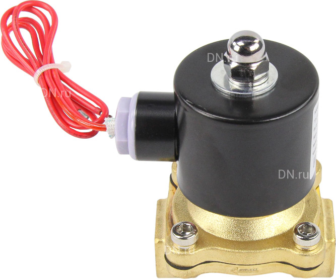 Клапан электромагнитный VS100-NT-NC-24VAC 1/2″ Ду15 Ру10 прямого действия двухходовой, корпус - латунь, присоединение - внутренняя резьба, уплотнение - NBR, нормально-закрытый, катушка - 24 В AC в Алматы