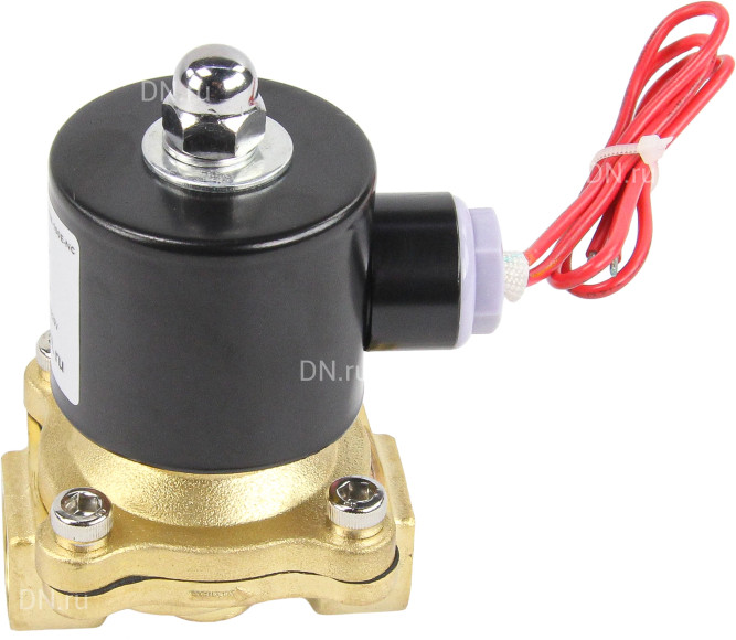 Клапан электромагнитный VS100-NT-NC-24VAC 1/2″ Ду15 Ру10 прямого действия двухходовой, корпус - латунь, присоединение - внутренняя резьба, уплотнение - NBR, нормально-закрытый, катушка - 24 В AC в Алматы