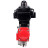 Кран шаровой BV3232P(4pc)-SP-3WL-T-ISO-H Ду40 Ру63 стандартнопроходной трехходовой L-тип, нержавеющая сталь SS316, внутренняя резьба, уплотнение - PTFE, с пневмоприводом PA-SA-83 и блоком концевых выключателей APL-410N EX в Алматы