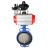 Затвор дисковый поворотный WBV1413E-2W-Fb-H Ду250 Ру16, корпус - чугун GGG50, диск - чугун GGG40, уплотнение - EPDM, с пневмоприводом PA-SA-210, пневмораспределителем 4M310-08 DC24V, БКВ APL-410N EX, БПВ AFC2000 в Алматы