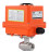 Кран шаровой BV3232P(2pc)-FP-T-ISO-H Ду20 Ру63 полнопроходной двухходовой, нержавеющая сталь 316, внутренняя резьба, уплотнение - PTFE, с электроприводом четвертьоборотным QT-N-003EM-O1-220VAC-У1 MINI в Алматы