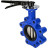 Затвор дисковый поворотный WBV1616N-2W-Fb-H Ду125 Ру16 LUG межфланцевый, корпус - чугун QT450, диск - чугун QT450, уплотнение - NBR, с рукояткой в Алматы