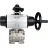 Кран шаровой BV3232P(3pc)-FP-SW-ISO-H Ду100 Ру63 полнопроходной, корпус - нержавеющая сталь SS316, под приварку, с пневмоприводом PA-DA-105-1, БКВ APL-210N в Алматы