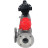 Кран шаровой BV3232P(4pc)-FP-3WL-F Ду15 Ру16 полнопроходной трехходовой, фланцевый, корпус - нержавеющая сталь SS316, с пневмоприводом PA-SA-052 с возвратными пружинами и БКВ APL-410N EX в Алматы