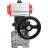 Кран шаровой BV3232P(3pc)-FP-SW-ISO-H Ду80 Ру63 полнопроходной, корпус - нержавеющая сталь SS316, под приварку, с пневмоприводом PA-DA-105, ручным дублером MON2-450-T28-ISO в Алматы