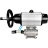 Кран шаровой BV3232P(3pc)-FP-W-ISO-H Ду100 Ру25, полнопроходной, трехсоставной, нержавеющая сталь 316, уплотнение - PTFE, под приварку, с пневмоприводом PA-DA-105-1, пневмораспределителем 4V320-08 AC220V в Алматы