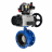 Затвор дисковый поворотный WBV1331E-2W-F-H Ду100 Ру16 фланцевый, корпус - чугун GGG40, диск - нержавеющая сталь 304, уплотнение - EPDM, с пневмоприводом PA-DA-105-1, 4M310-08 DC24V, APL-510N EX и AFC2000 в Алматы