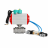 Кран шаровой BV3232P(4pc)-SP-3WT-T-ISO-H WDVF Ду25 Ру63 стандартнопроходной, 3-ходовой Т-тип, внутренняя резьба, нержавеющая сталь AISI 316, с пневмоприводом PA-DA-065, пневмораспределителем 4V320-08 AC220V и магнитным переключателем ALS200D в Алматы