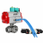 Кран шаровой BV3232P(4pc)-SP-3WT-T-ISO-H WDVF Ду25 Ру63 стандартнопроходной, 3-ходовой Т-тип, внутренняя резьба, нержавеющая сталь AISI 316, с пневмоприводом PA-DA-065, пневмораспределителем 4V320-08 AC220V и магнитным переключателем ALS200D в Алматы